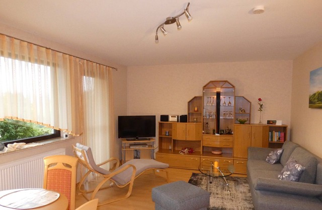 Geräumige Ferienwohnung (60 qm) für zwei Personen mit eigener Terrasse