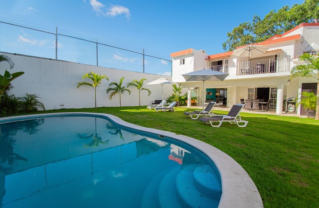 Spacious home with private heated pool