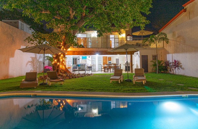 Spacious home with private heated pool
