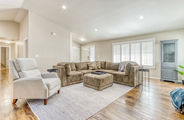Spacious home with new hot tub, enclosed backyard, EV charger & fireplace