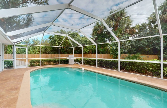Spacious home with private pool, enclosed yard and grill