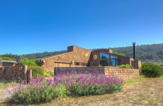 Spacious living area opens to beautiful ocean views