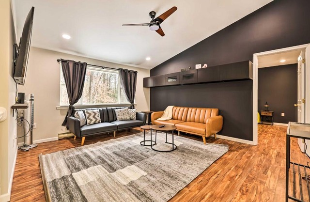 Spacious Long Pond Home Game Room and Hot Tub!