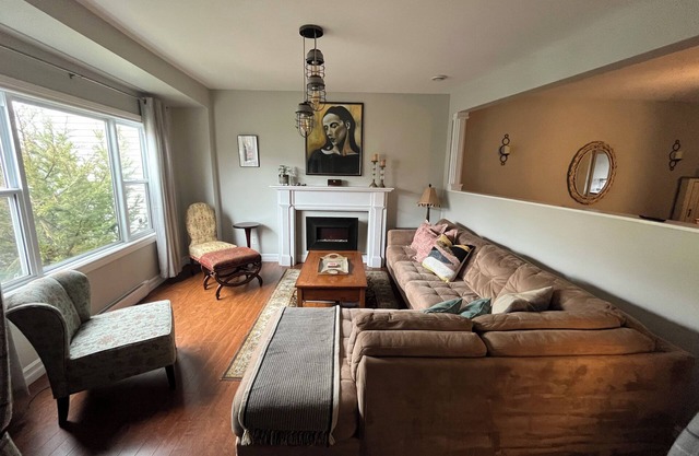 Spacious private bedroom and private bathroom in a home downtown St John's