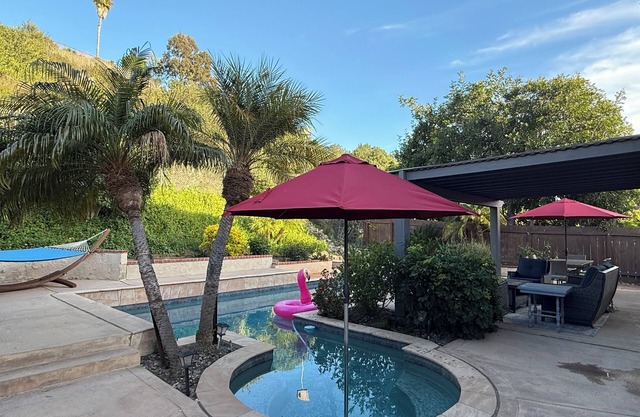 Spacious Resort-Style Retreat with Pool, Spa & Park Views - New Listing!