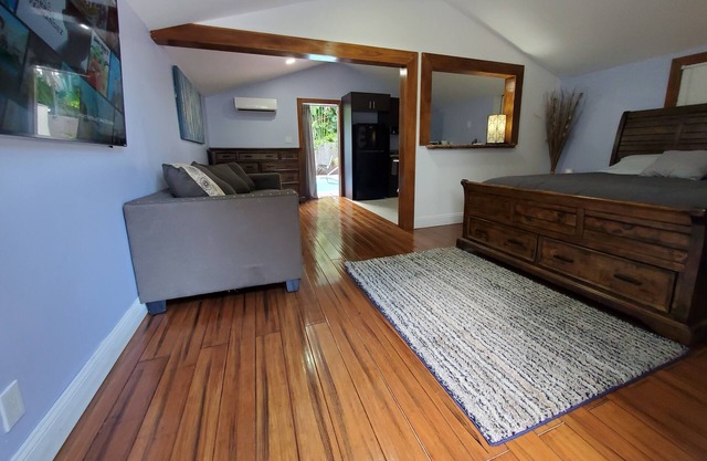 Spacious studio with pool and 75" 4k TV in Old Town