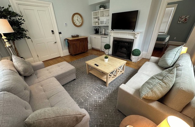 Spacious Suite 1 Bed/ 1 Bath/ 2 Pullout Sofas/ Dog Friendly (Sleeps 5) on Historic Spring St.