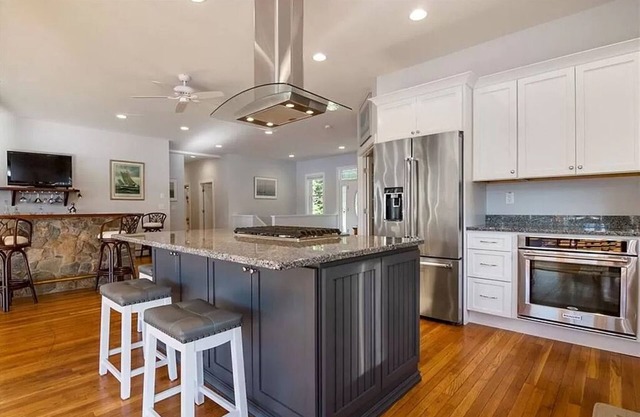 Spacious summer retreat on an 85-acre pond.
