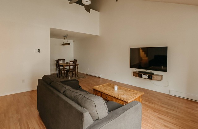 Spacious two-bedroom condo twenty minutes from beaches, ten from downtown.