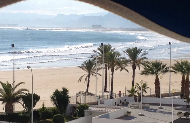 Spain. Mediterranean Sea Front Beach Apartment