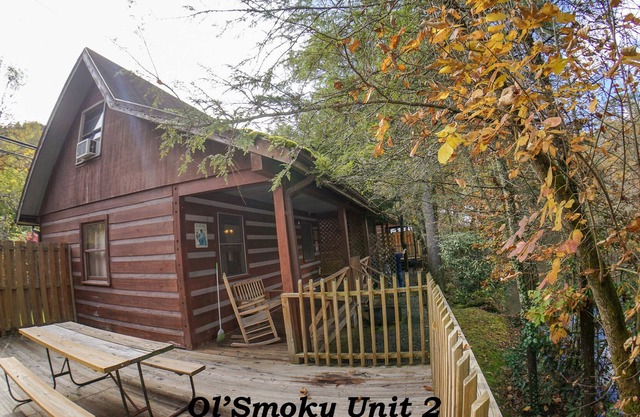 Ol'Smoky Log Cabin on the River Unit 2