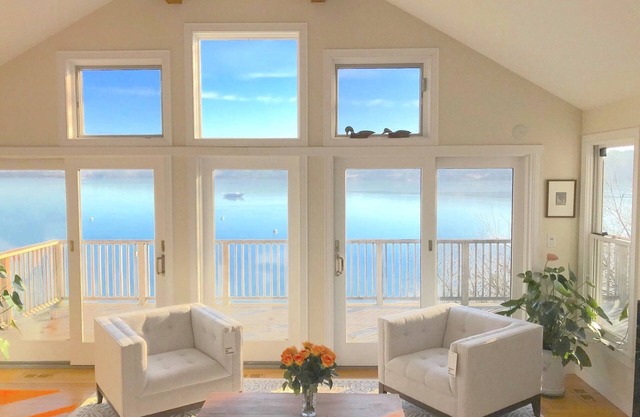 Spectacular 3BR Waterfront Home with Private Sandy Beach &180° Commanding Views!