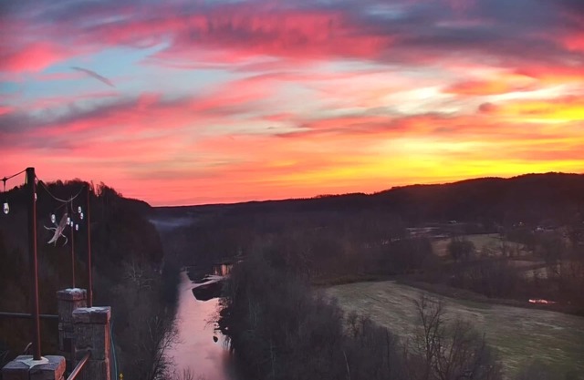 Spectacular 5 bedroom home perched Cliff Side above Elk River in Noel, MO