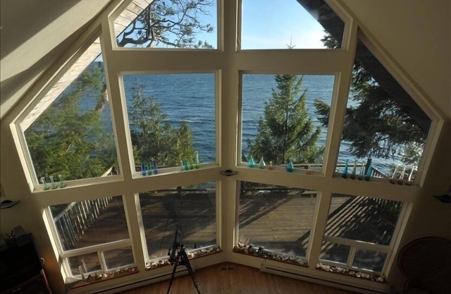 Spektakuläre Aussicht auf den Hood Canal / Olympic National Park / Brinnon Waterfront House
