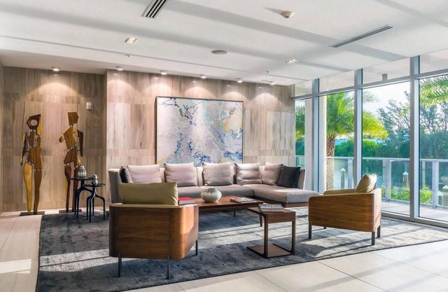 Spectacular Skyline and Ocean Views from Luxurious Flow-Through Penthouse