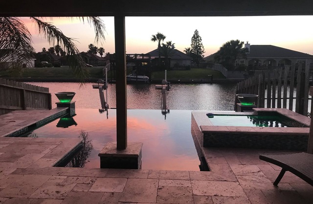 Spectacular Sunsets! Private Pool & Spa on Canal - Walk to Beach & Restaurants!!