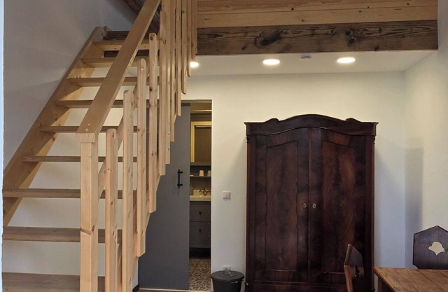 Übernachten in gemütlichem Doppelzimmer 4 im Alten Saale Fährhaus.
