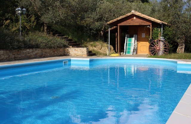 Haus “Spoleto” - Villa di Castello befindet sich in ein Oliven Garten.