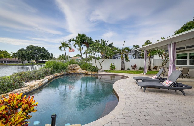 St Pete Vacation Rental: Private Pool & Water View