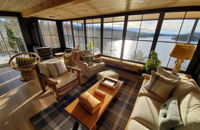 Staggering waterfront property on Lac Bataille