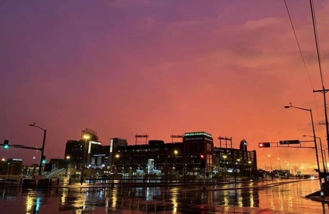 Eine spektakuläre Aussicht auf Lambeau Field!