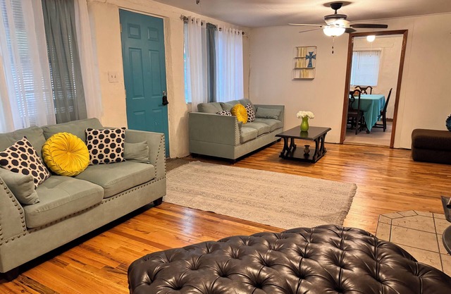 Stay in a vintage adobe mountain home with modern touches. Great retreat!
