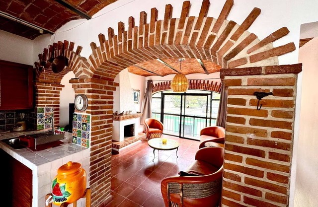 Stay in the center of Ajijic. Enjoy a rooftop with a view.