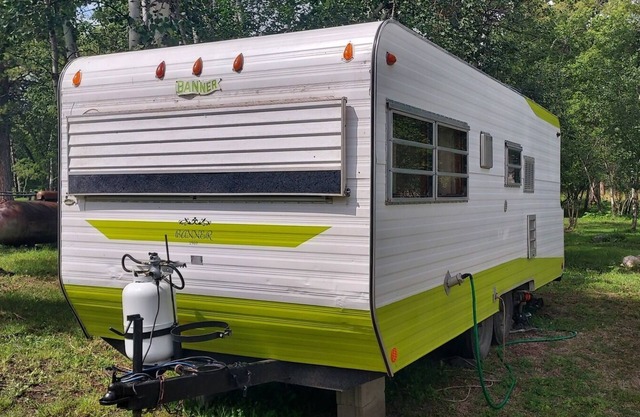 Steinbeck Camper, Rustic Mid-Century Camper