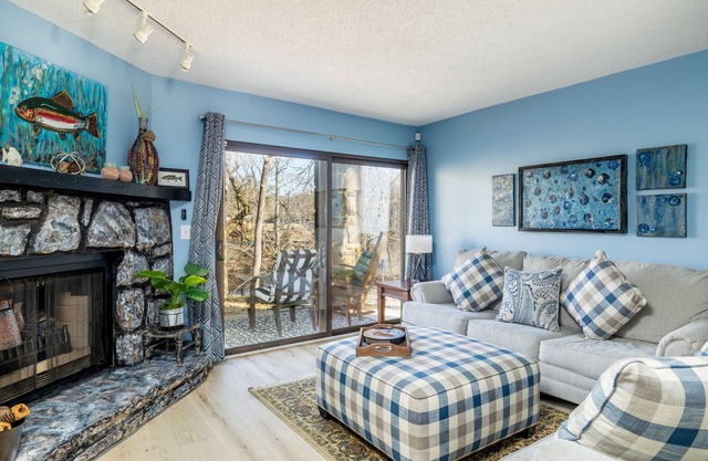 Step from the patio into the Little River. Walking distance to AWESOME!