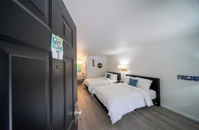 Step into a nostalgic arcade experience with our Arcade Room!