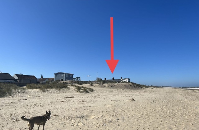 Ein Coastguard Cottage - am Sandstrand von Caister