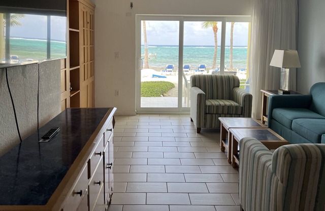 Step right onto the beach!