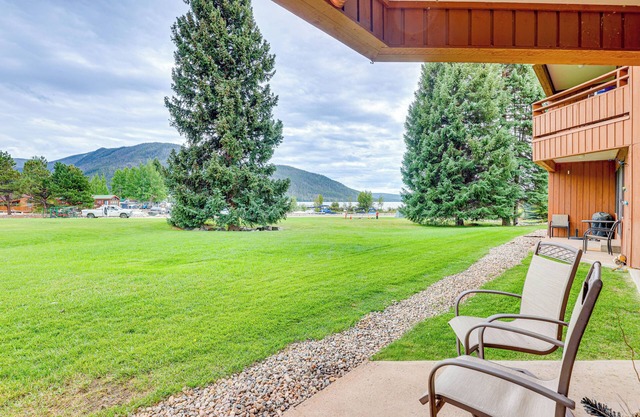 Steps to Shadow Mountain Lake: Grand Lake Condo