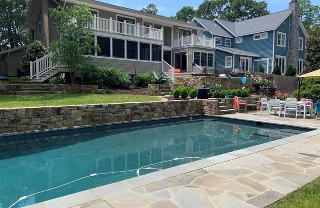 Steps to the Beach! Stunning 5-Bdrm Home with Private Pool & Resort Yard"