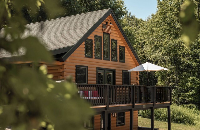 Stone Beach Access | Cabin with a Fire Pit Glow