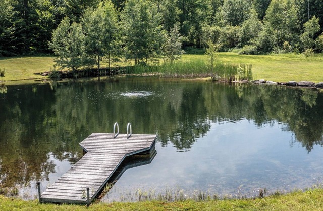 Stowe Mountain Views, Private Swim Pond