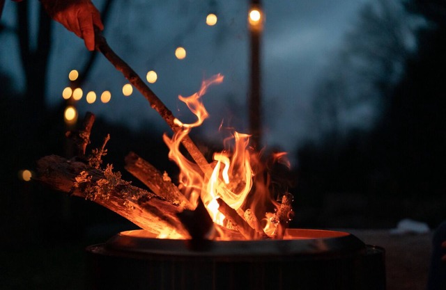 Stream Side Cabin surrounded by woods + Fire Pit