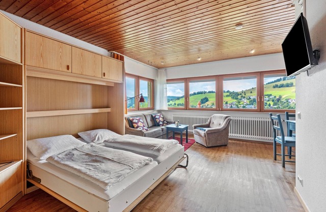 Studio '1, 30 Qm' mit Bergblick, Gemeinschaftsterrasse und Wi-Fi
