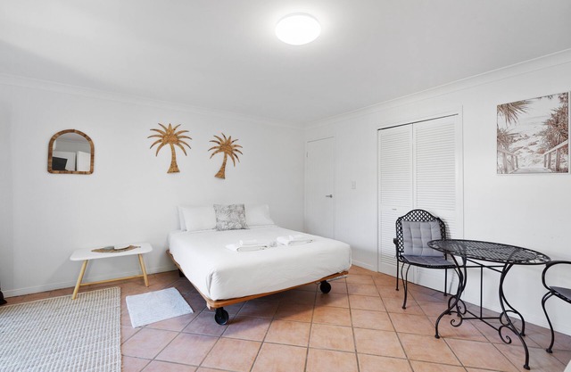 Enjoy a night away or stay longer at this gorgeous, thoughtfully styled studio