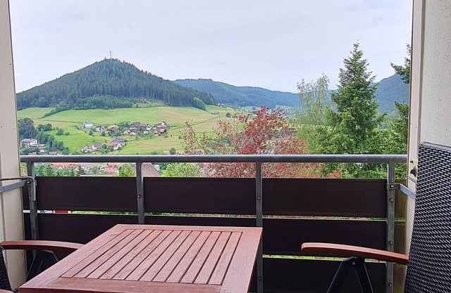 Einzimmerapartment 'Ferienappartement Im Schwarzwald' mit Bergblick, Gemeinschaftsterrasse und WLAN