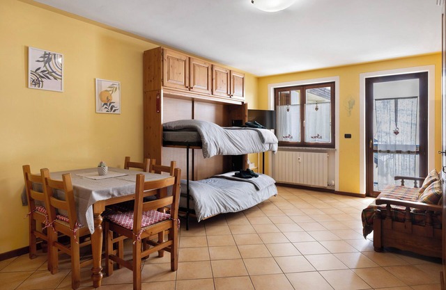 Einzimmerapartment 'Plain Soleil Ski Home' mit Balkon