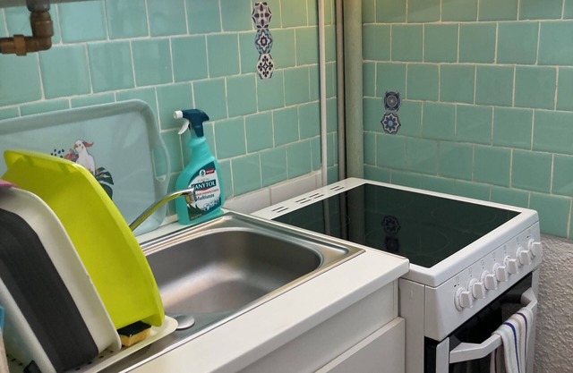 Studio cabin on the second floor, 300 meters from the sea.