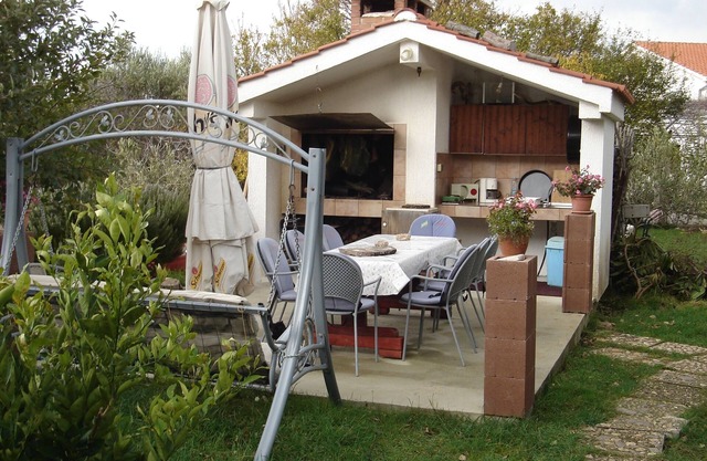 Studio Appartement mit Terrasse Kampor, Rab (AS-5014-a)