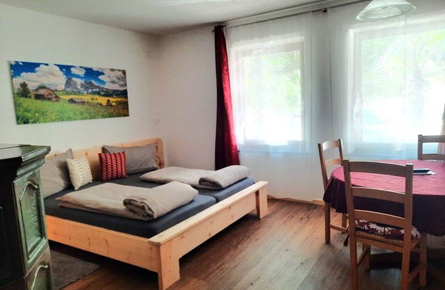 Einzimmerapartment 'Peter Paul Domblick Erdgeschoss' mit Bergblick und Gemeinschaftsgarten