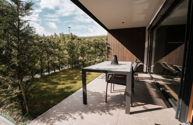 Einzimmerapartment 'Garden Lodge Exclusive Two' mit Bergblick, privater Terrasse und WLAN
