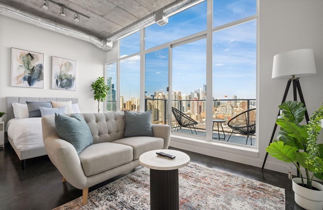 Studio Just Steps from Stampede Park: Luxury Living
