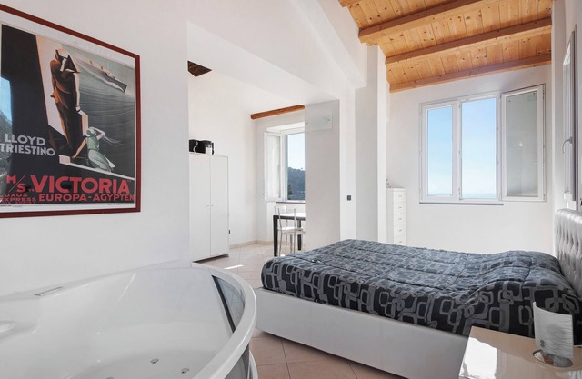Einzimmerwohnung "Serra Monolocale" mit Terrasse und Klimaanlage