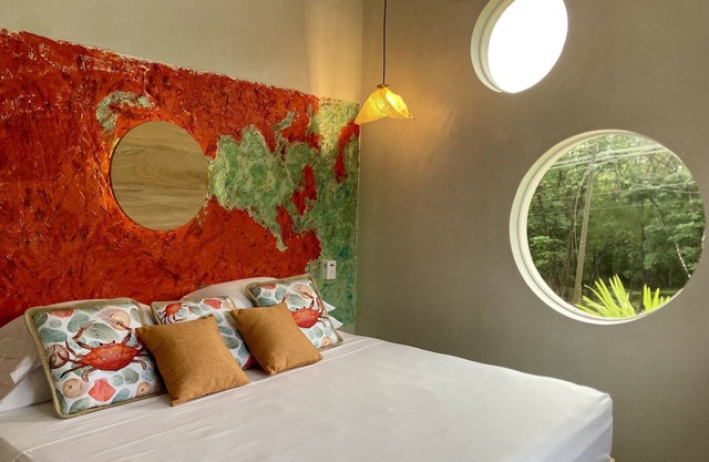 Studio-de luxe-Terrasse-King-Ensuite Bad