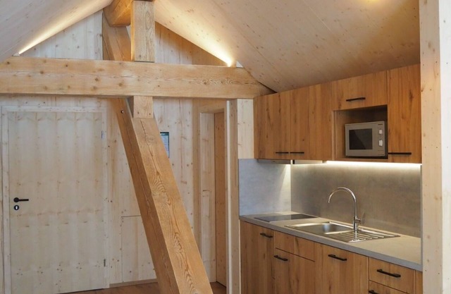 Studio 'Wiederkehr' with Mountain View, Shared Terrace and Wi-Fi