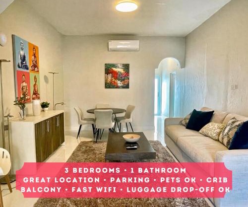 Stunning 3-Bedroom Beachside Apartment